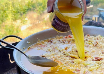 Salish Sea Saffron Halibut Bone Broth