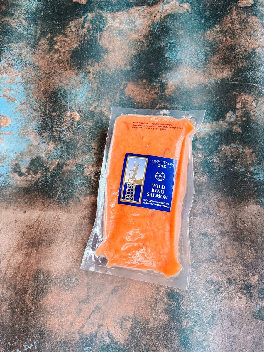 Alaska King Salmon Burger Meat
